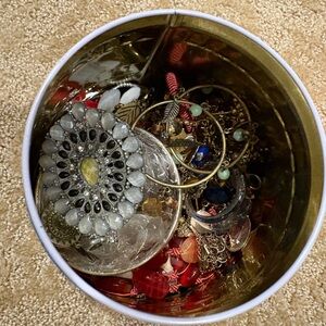 Assorted mystery Jewelry jar